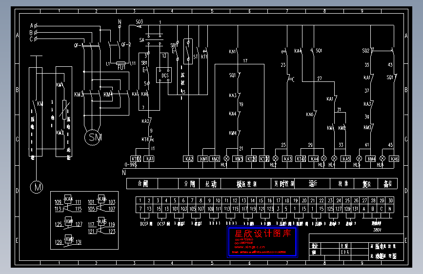 高压电机液阻启动原理图