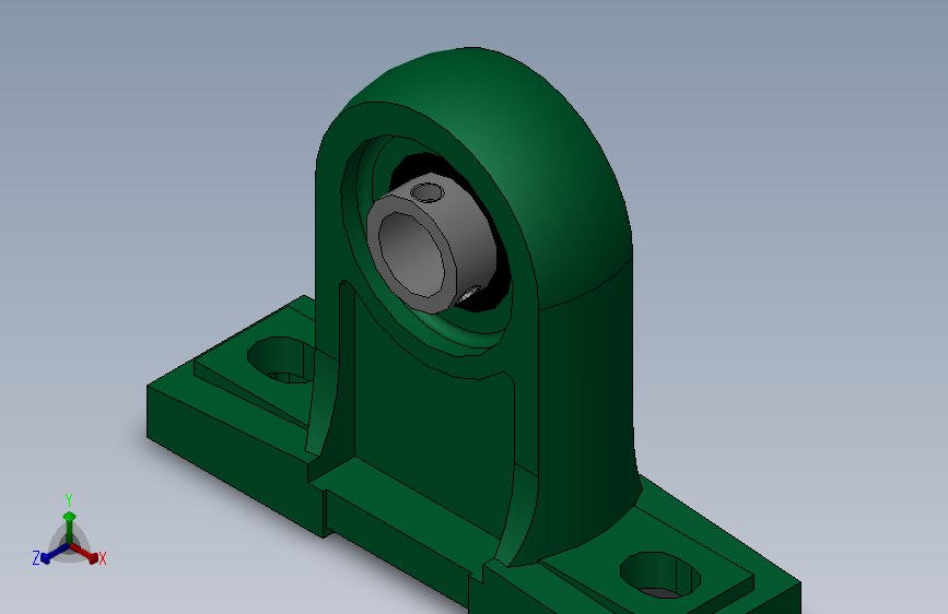 带高中心立式座顶丝外球面球轴承[UCPH型]_UCPH 203