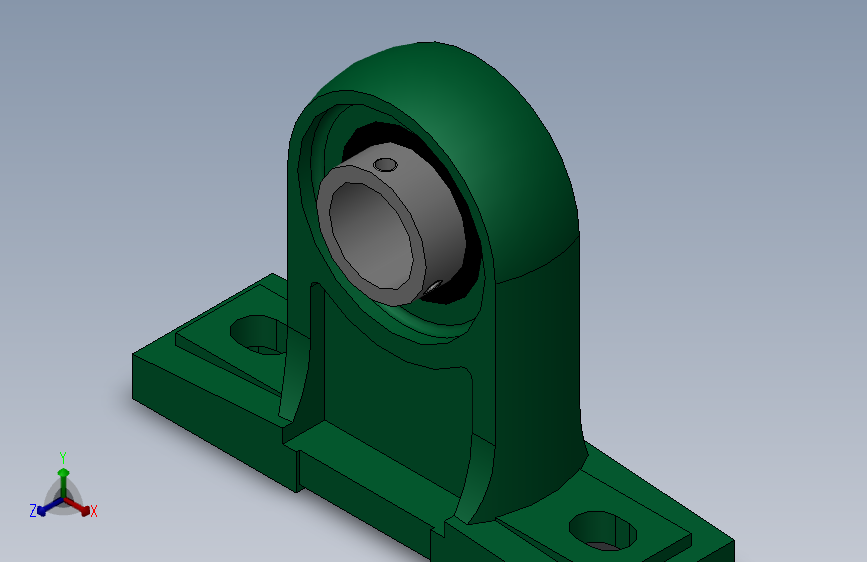 带高中心立式座顶丝外球面球轴承[UCPH型]_UCPH 206