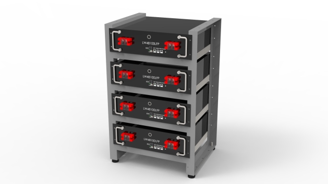 简易架48V100AH-3U