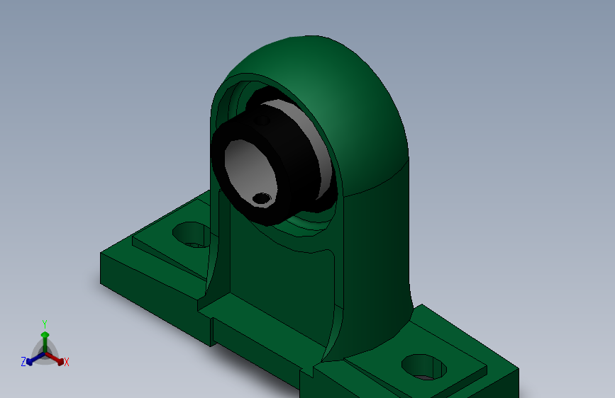 带高中心立式座偏心套外球面球轴承[UELPH型]_UELP205