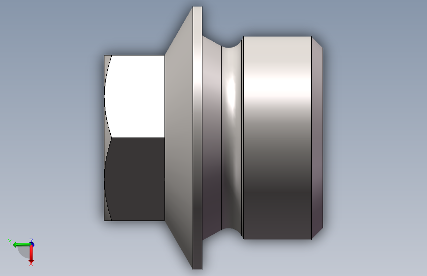 外六角螺塞B_M27×2_SOLIDWORKS 2018_模型图纸下载 – 懒石网