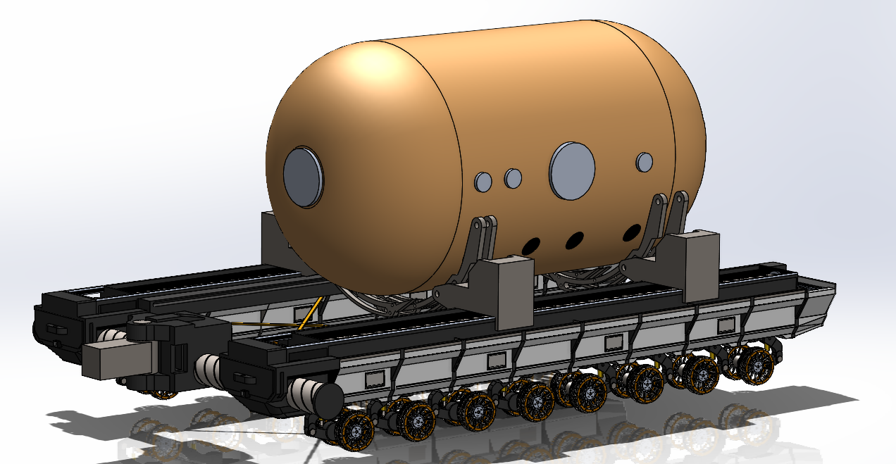 火星大型有效载荷运输拖车