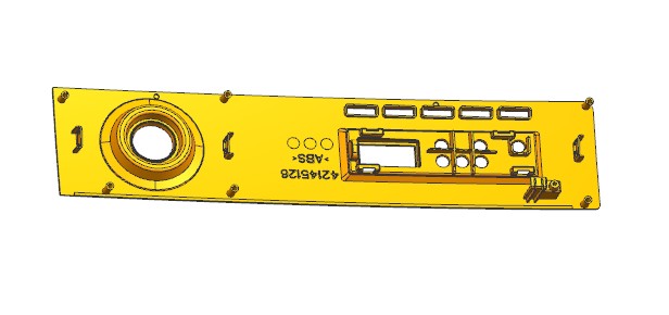 干衣机控制面板注塑模具