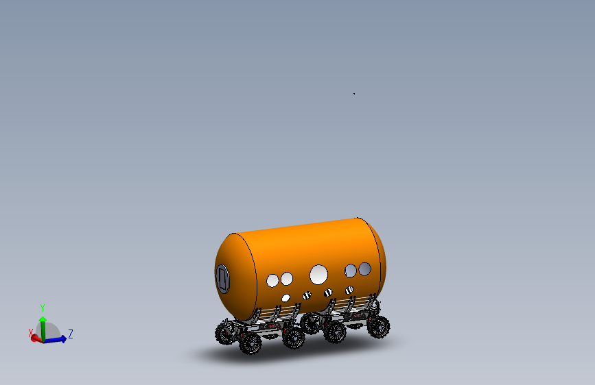 火星月球重型运输车3D数模图纸 Solidworks设计 附STEP