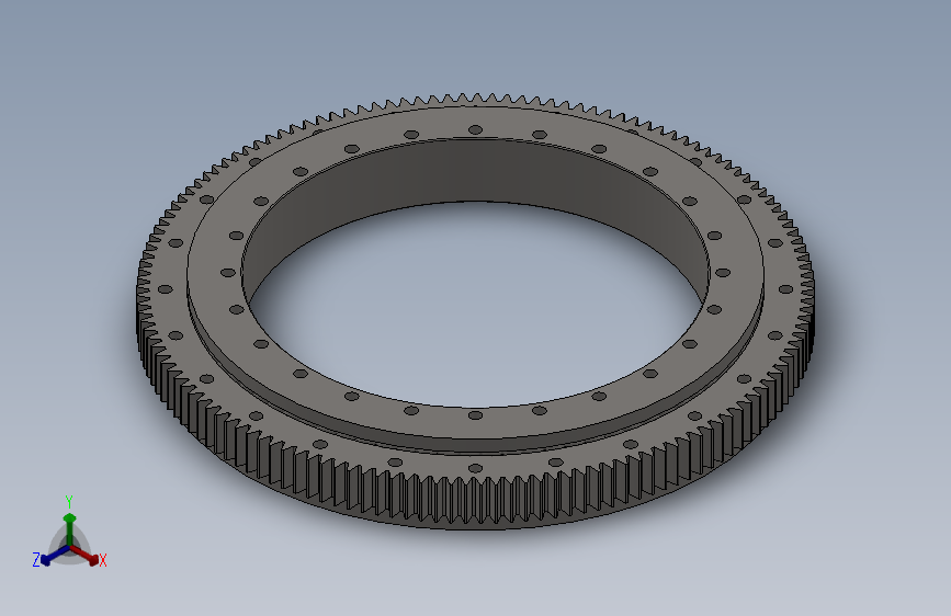 外齿式双排四点接触球转盘轴承_031.25.710