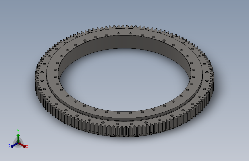 外齿式双排四点接触球转盘轴承_031.30.1120