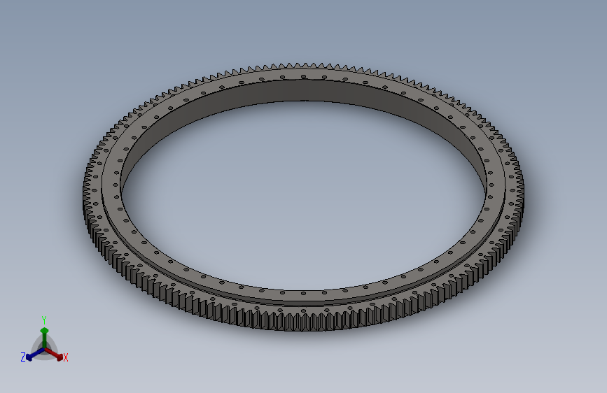 外齿式双排四点接触球转盘轴承_031.50.2800