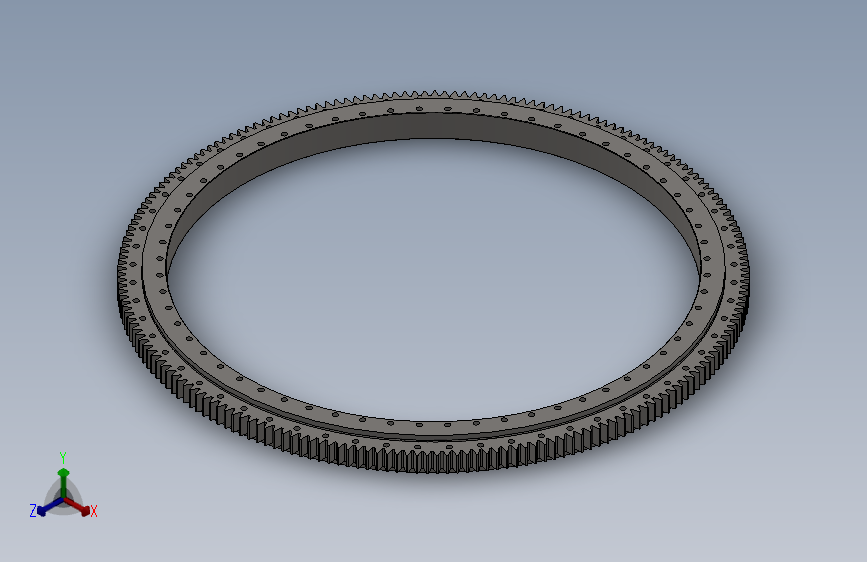 外齿式双排四点接触球转盘轴承_031.60.4000