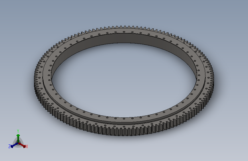 外齿式双排四点接触球转盘轴承_032.50.2500