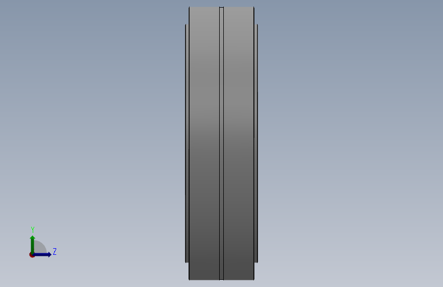 轧机用双列圆锥滚子轴承(350000型)_19系列 3519/670 左侧视图