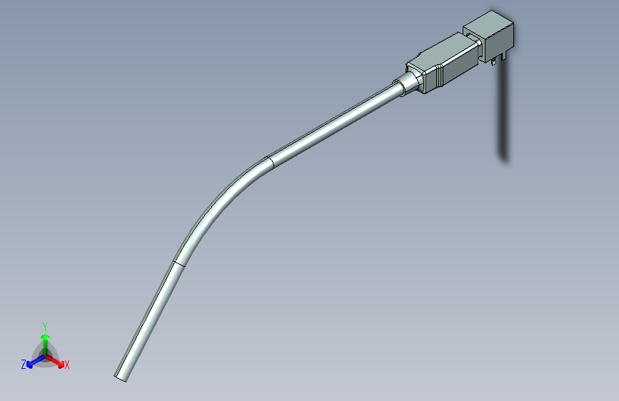 USB-typeB 线及卧式插座