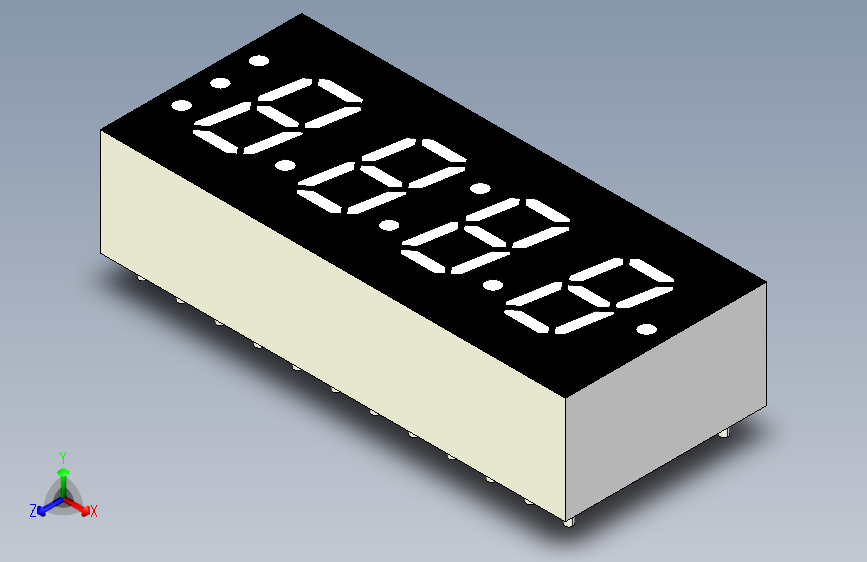 LTC-3710HR DISPLAY, 4-LED