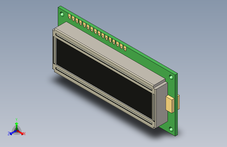 SW3dPS-LCD module 16 X 2 backlight