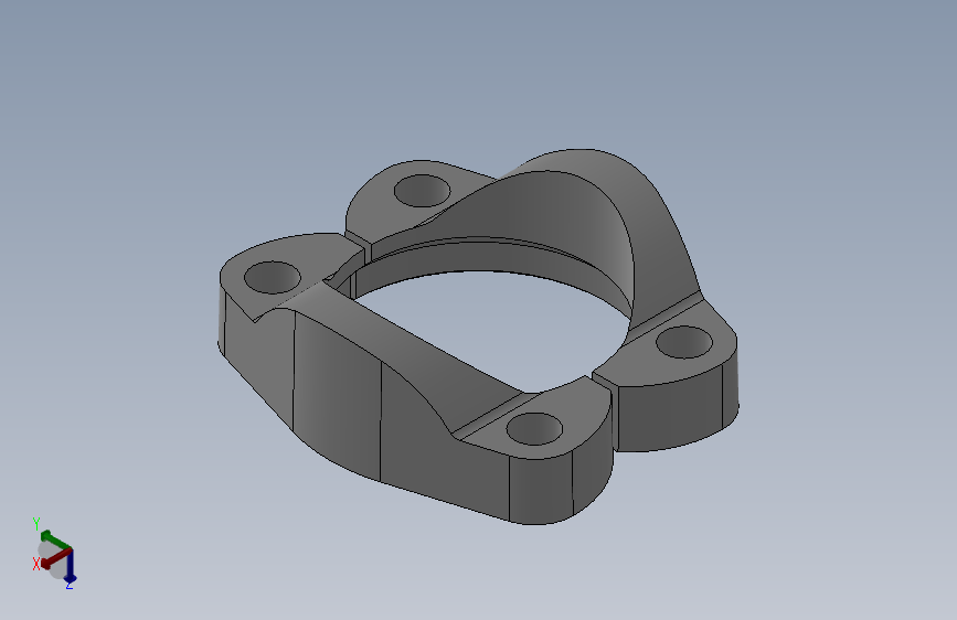 H型分体法兰_H65-3