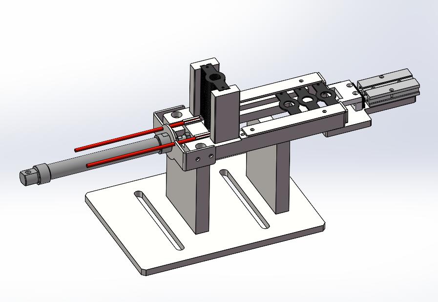 阀安装板攻牙夹具
