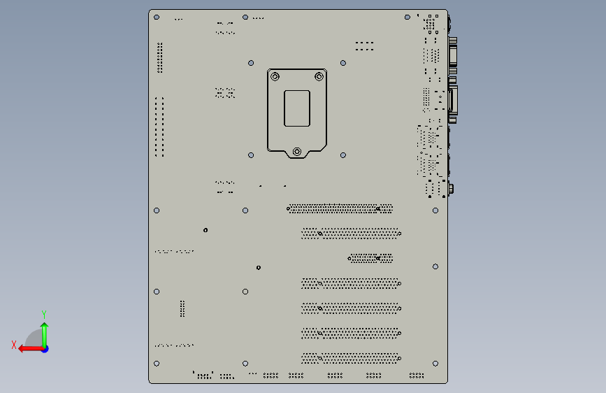 SD630-H110主板（友通ATX）_STEP_模型图纸下载 – 懒石网