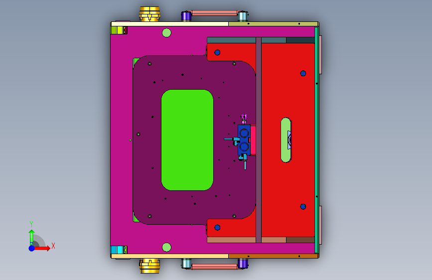 PCB板通断快速测试机 正面视图