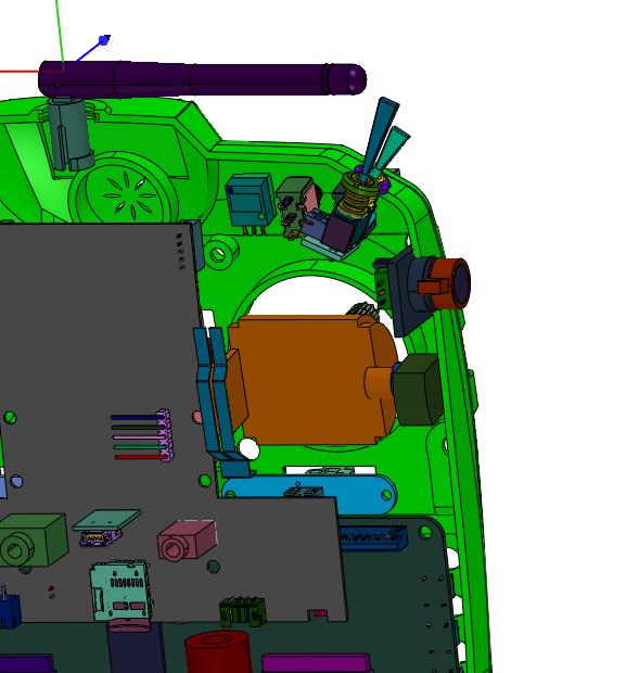固定翼多旋翼直升机航模遥控器结构
