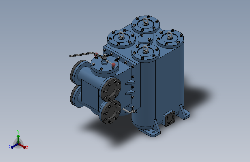 双筒网片式油滤器（SPL100-125）_SPL100