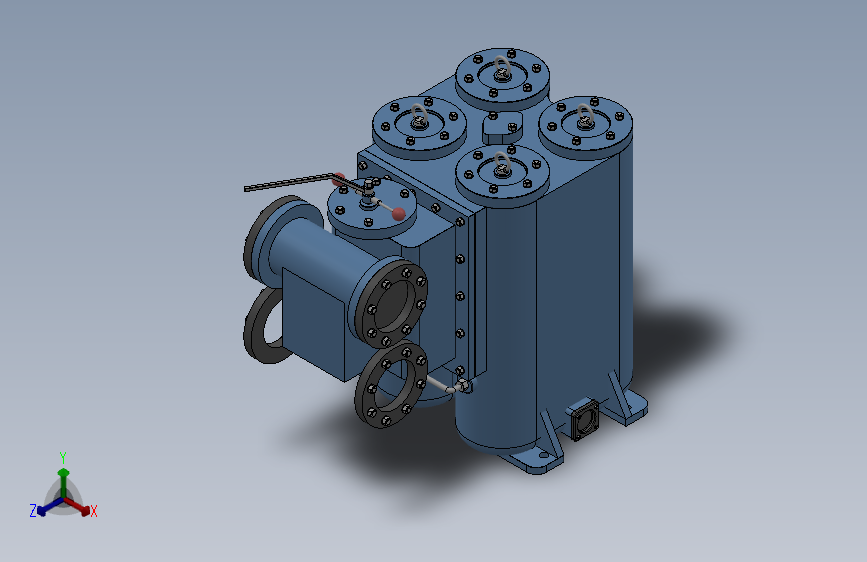 双筒网片式油滤器（SPL100-125）_SPL125