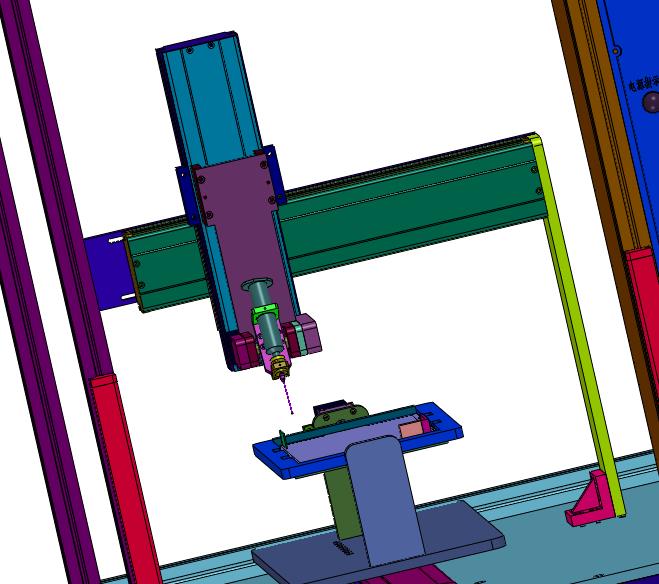 四轴带旋转硅胶单机涂胶机