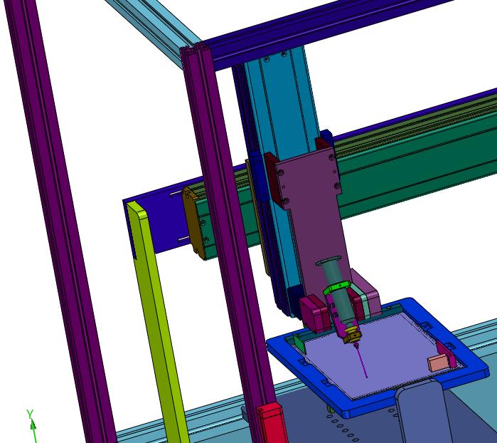 四轴带旋转硅胶单机涂胶机