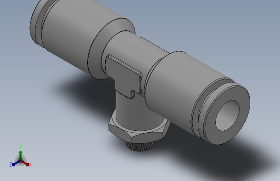 IPBT 全铜螺纹正三通管接头_IPBT06-M5