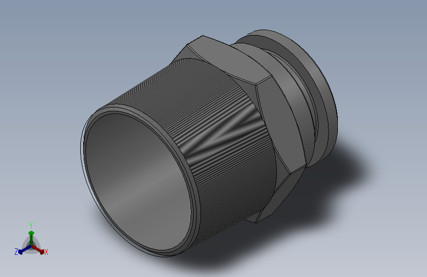 IPCT 全铜螺纹直通管接头_IPCT12-04_SOLIDWORKS 2018_模型图纸下载 – 懒石网