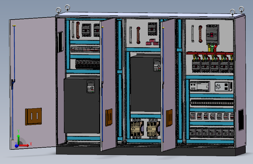 三柜组装变频器铜排