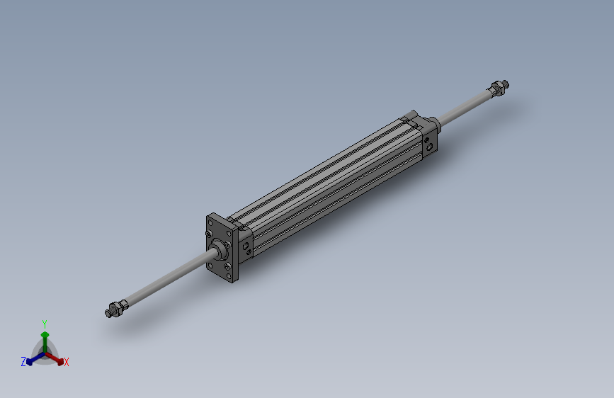 SED双轴复动型气缸SED 32×250-S