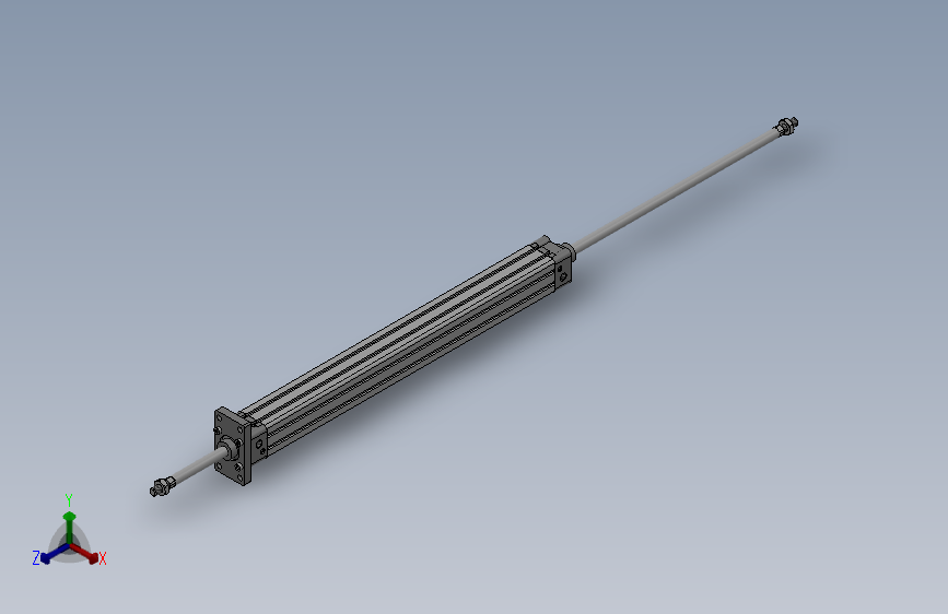 SED双轴复动型气缸SED 32×400-S