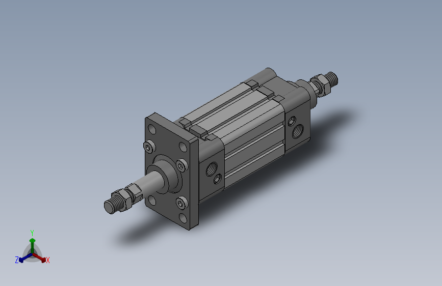 SED双轴复动型气缸SED 40×50-S
