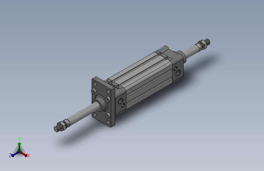 SED双轴复动型气缸SED 40×100-S