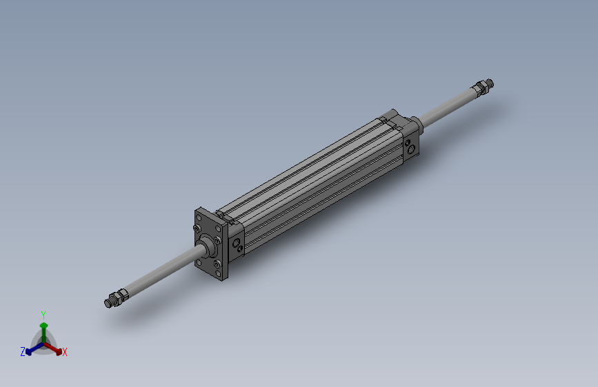SED双轴复动型气缸SED 40×250-S