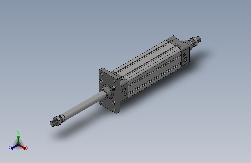 SED双轴复动型气缸SED 50×160-S