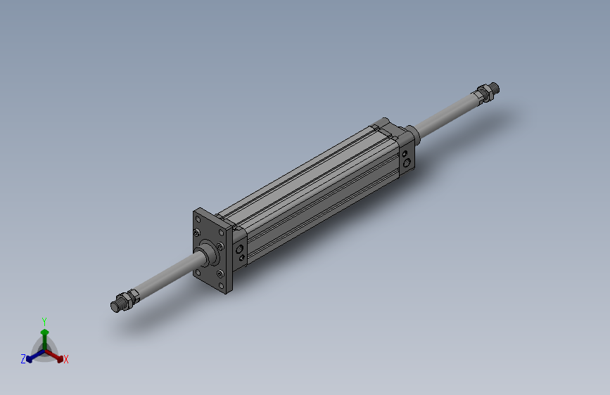 SED双轴复动型气缸SED 50×300-S