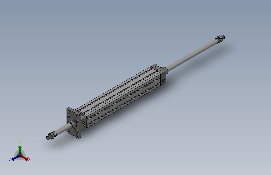 SED双轴复动型气缸SED 50×350-S