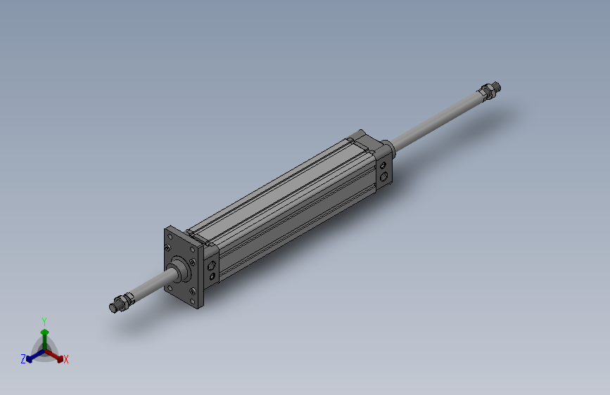 SED双轴复动型气缸SED 63×350-S