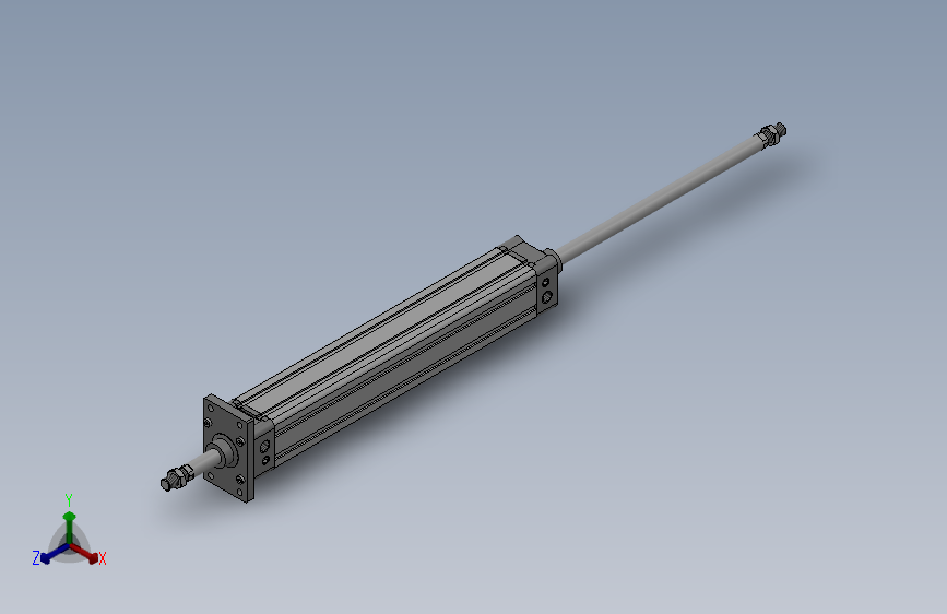 SED双轴复动型气缸SED 63×450-S