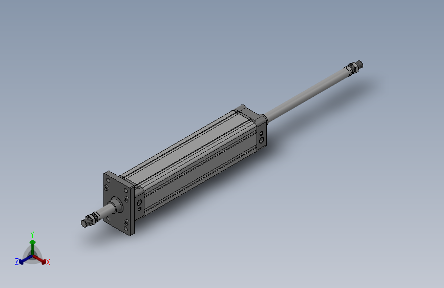 SED双轴复动型气缸SED 80×400-S
