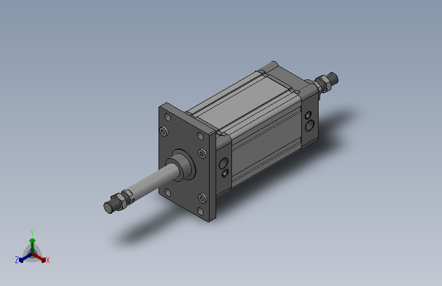 SED双轴复动型气缸SED 100×125-S