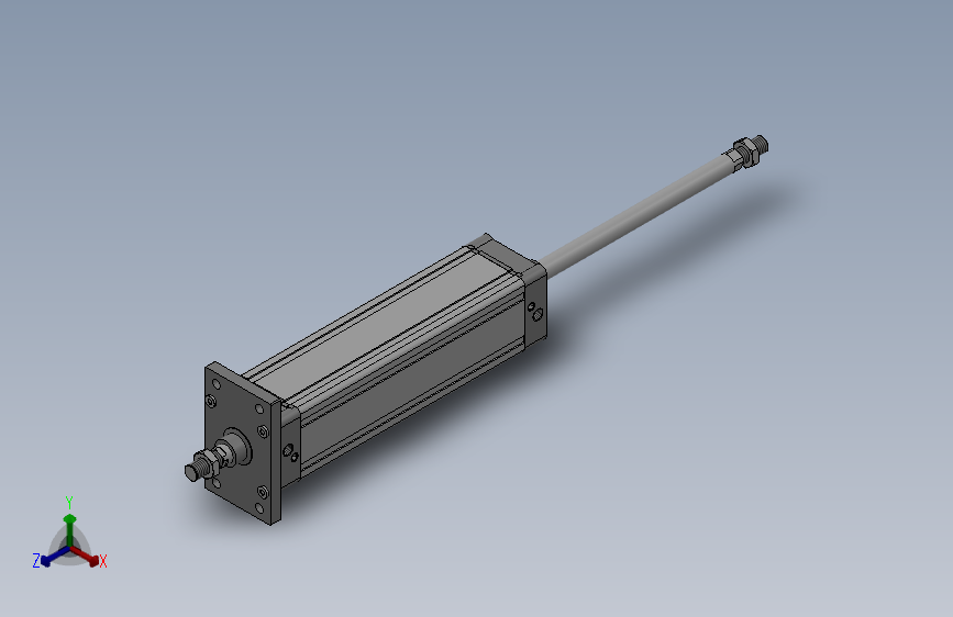 SED双轴复动型气缸SED 125×400-S