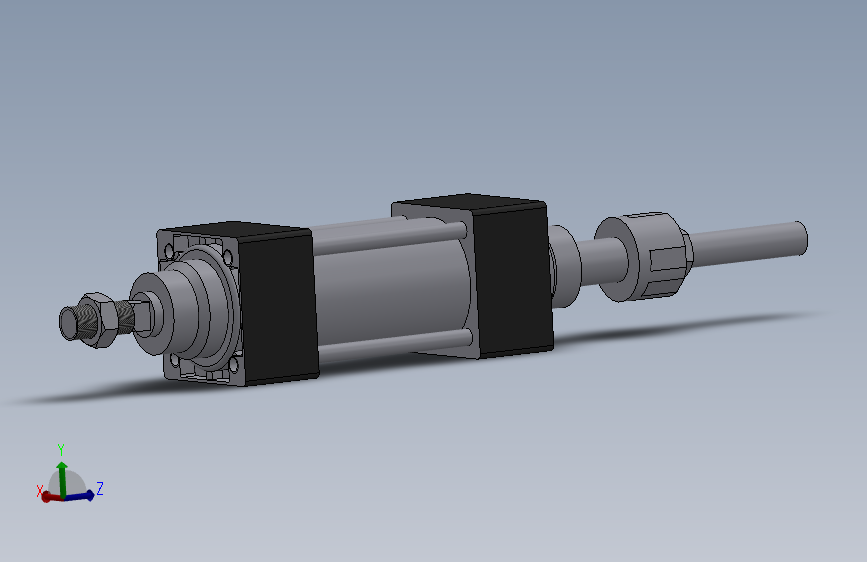 SIJ双轴复动行程可调型气缸SIJ40×250-S-CS1U1