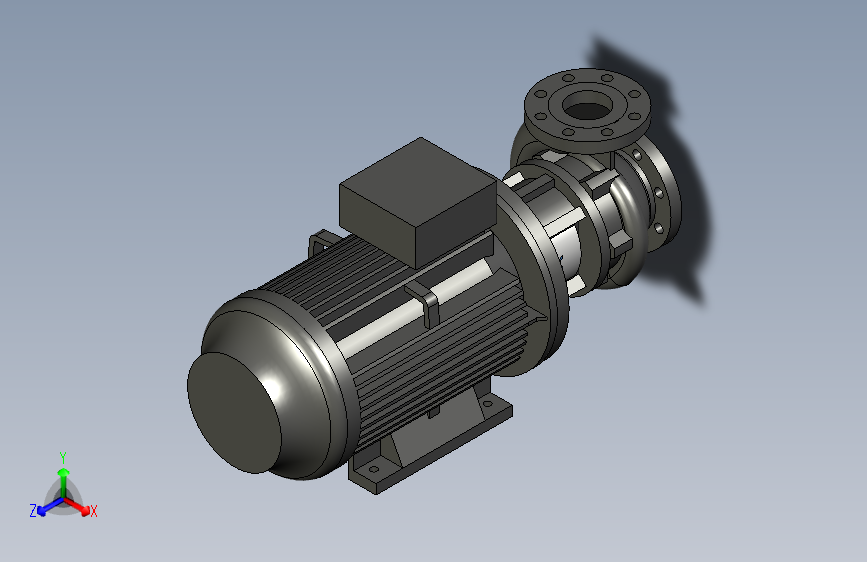 格兰富NBG 100-80-160_Cast iron_F2_GRUNDFOS MMG-H_50Hz_2P_18.5kW