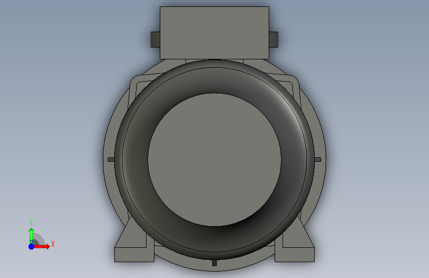 格兰富NBG 100-80-160_Cast iron_F2_GRUNDFOS MMG-H_50Hz_2P_18.5kW 正面视图