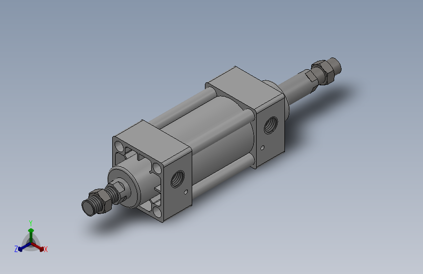 SUD双轴复动型气缸SUD40×25---CS1U