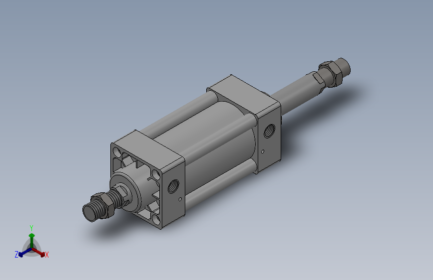 SUD双轴复动型气缸SUD50×25---CS1U