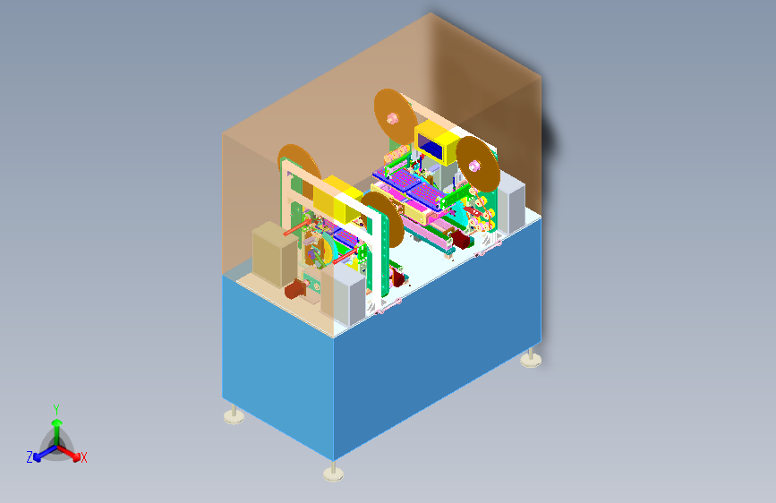 塑料按键表面自动化贴标设备设计