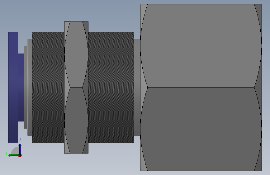 IPMF 隔板内螺纹直通_IPMF08-04_SOLIDWORKS 2018_模型图纸下载 – 懒石网